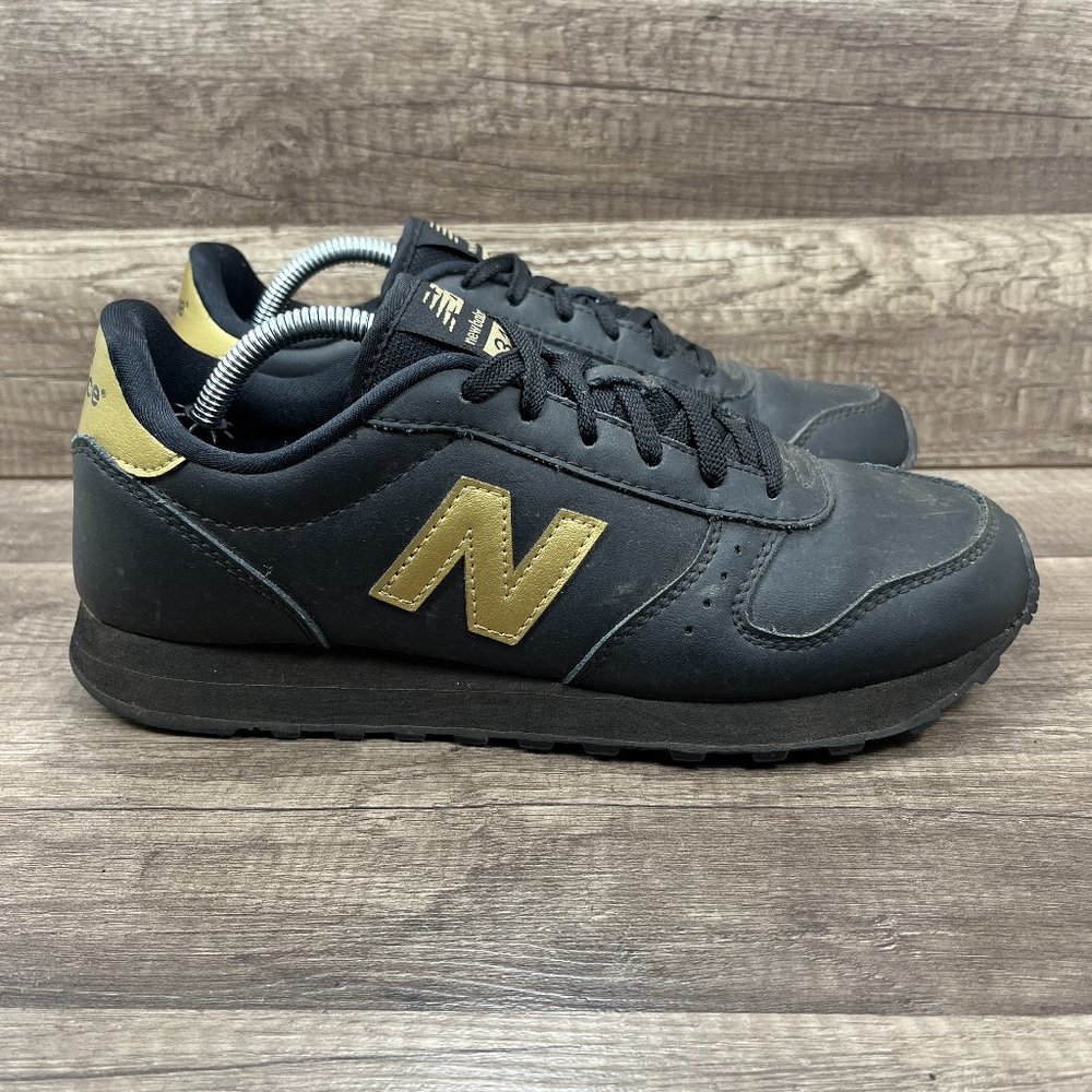 New Balance 311 Black Gold Womens US Size 9 EUR 40.5 WL311LKG Sneakers